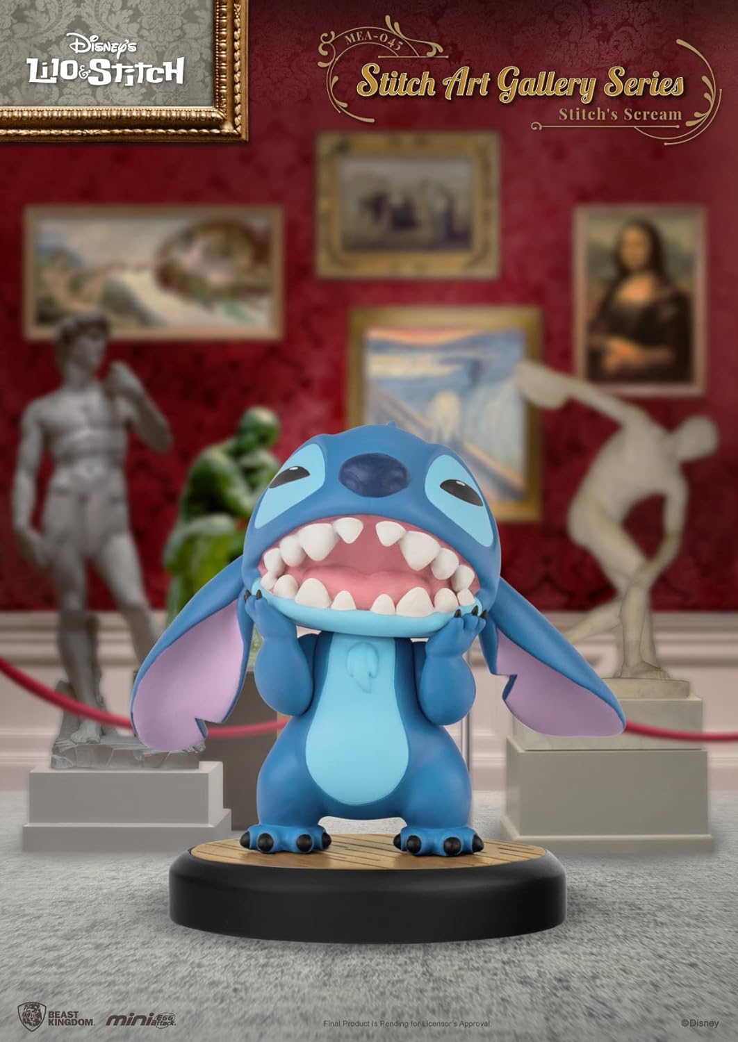 Beast Kingdom - Lilo & Stitch MEA-045 Stitch Art Gallery Series Mini Figure 6pc Set