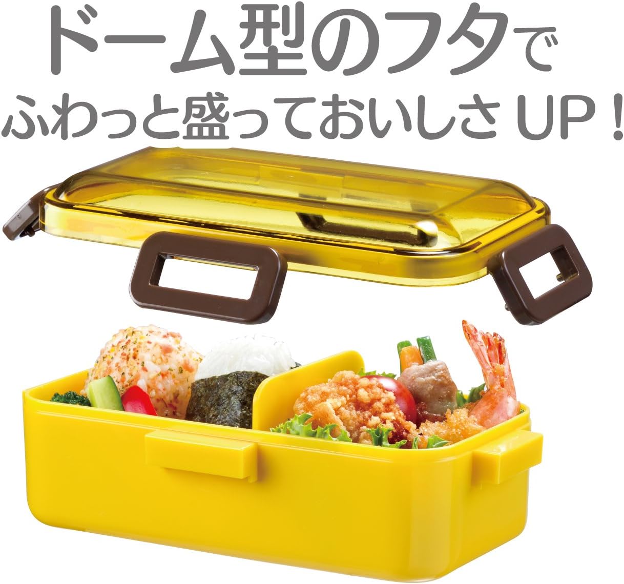 SKATER PFLB6AG-A Howl's Moving Castle Lunch Box, 18.9 FL oz (530 ML), Antibacterial, Fluffy, Domed Lid, Made in Japan