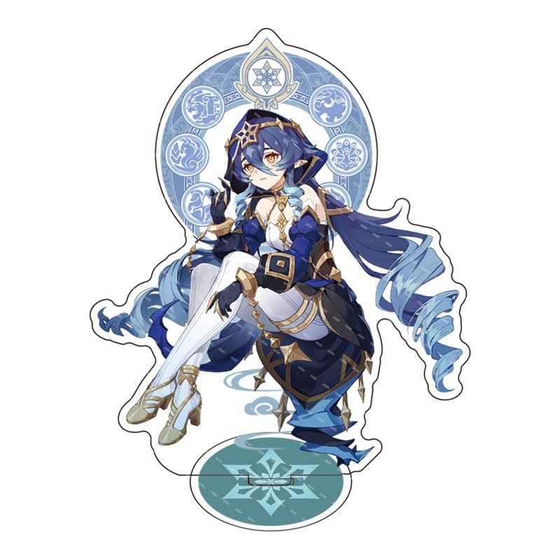 Genshin Impact Figure Acrylic Stand Model Ornaments Collections for Fans Decoratived (Layla