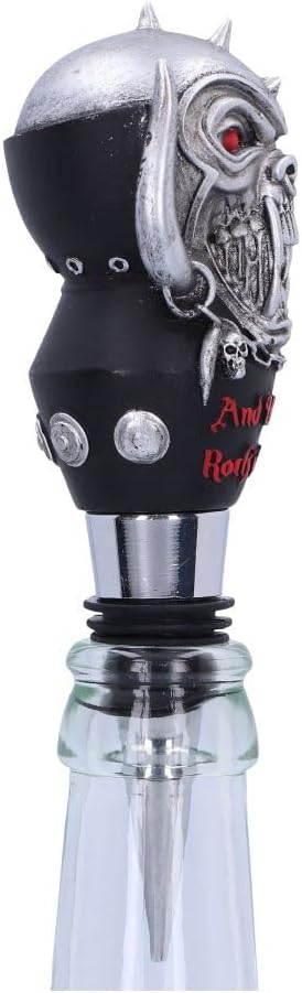 Nemesis Now Officially Licensed Motorhead Warpig Bottle Stopper, Silver, 13.5cm