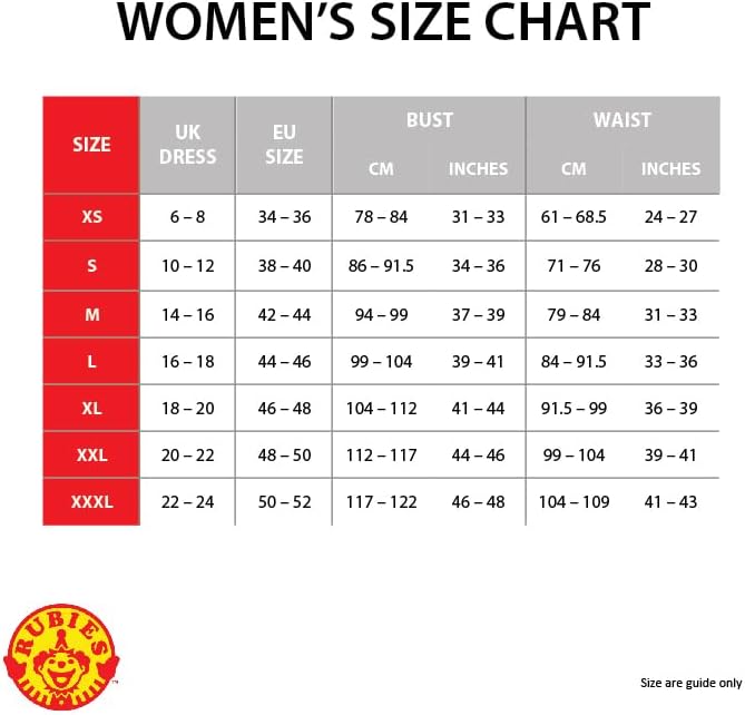 Rubie's 1000701L Wonderwoman Erwachsenenkostüm für Damen, mehrfarbig, Größe 44-46