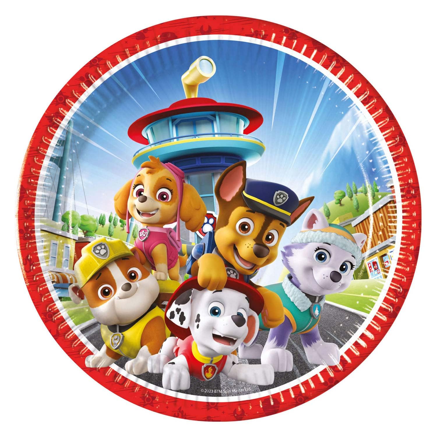 Paw Patrol Rescue Heroes 8 Large Plates