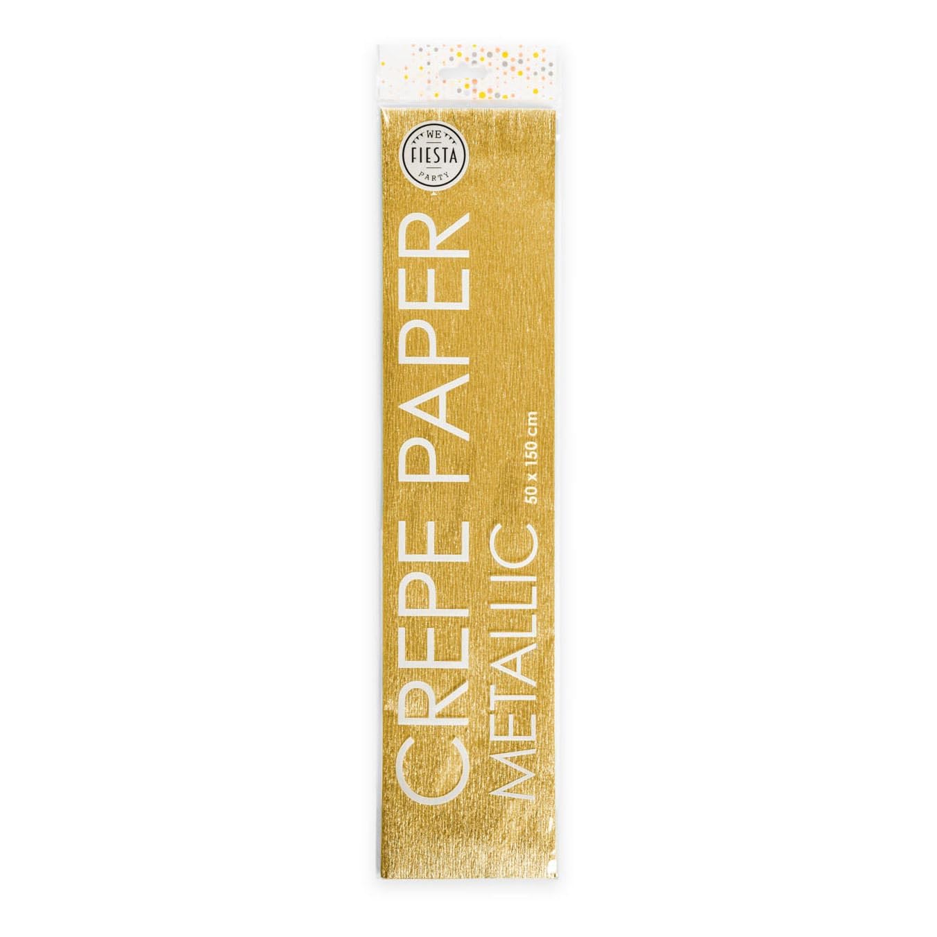 Globos Crepe Paper Metallic 150 x 50 cm Gold