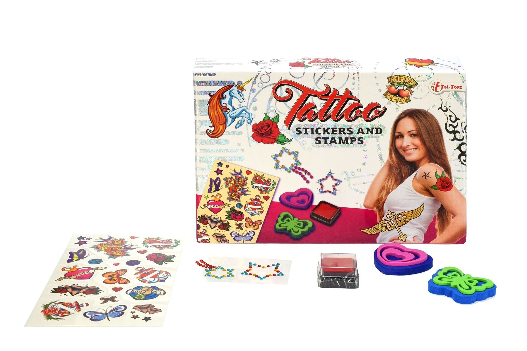Toi-Toys – Tattoo Medium Accessory Box for Bicycles and Cars, multicoloured 45240 a