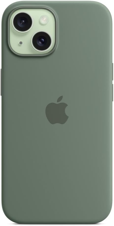 Apple - Back Cover For Mobile Phone - Magsafe Compatibility - Silicone - Cypress - For Iphone 15