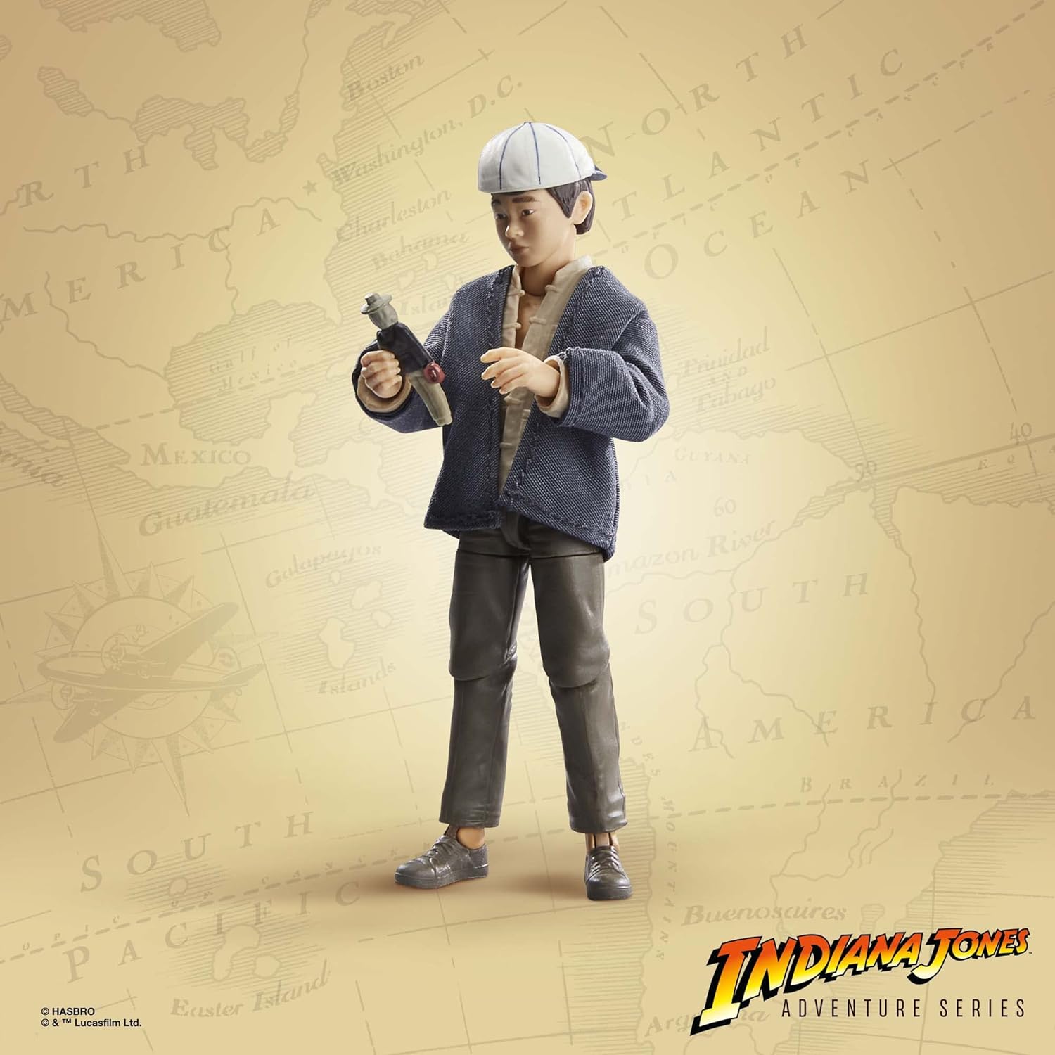 Hasbro Indiana Jones and the Temple of Doom Adventure Series Short Round, 6” Indiana Jones Action Figures