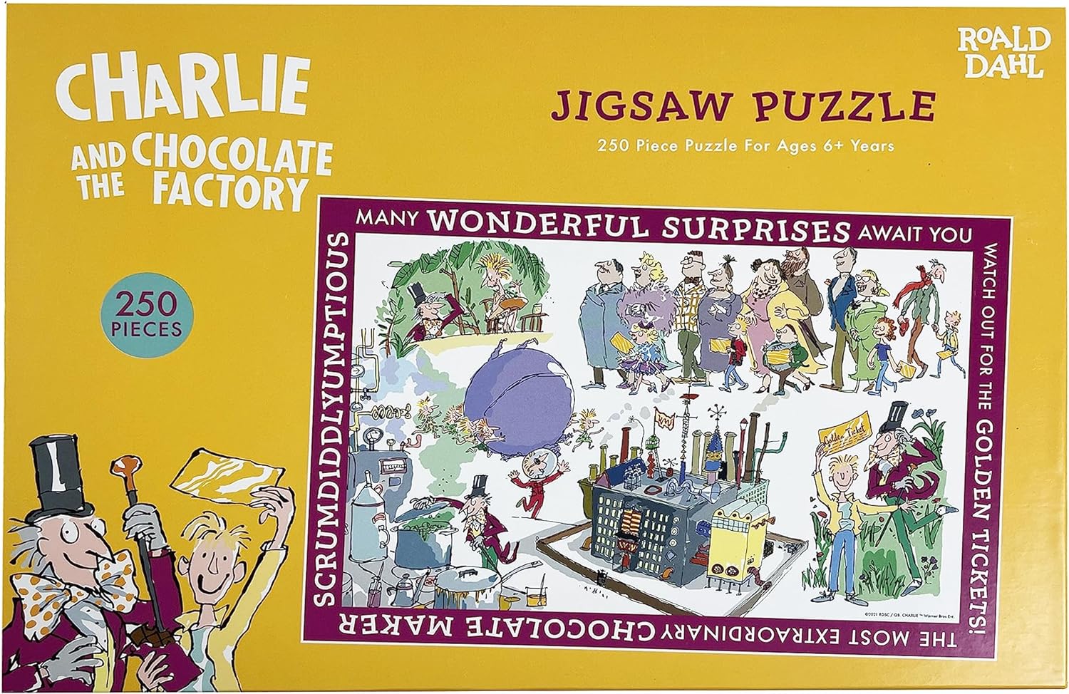 Roald Dahl and The Factory Puzzle Charlie y Chocolatería 250 piezas, U08495