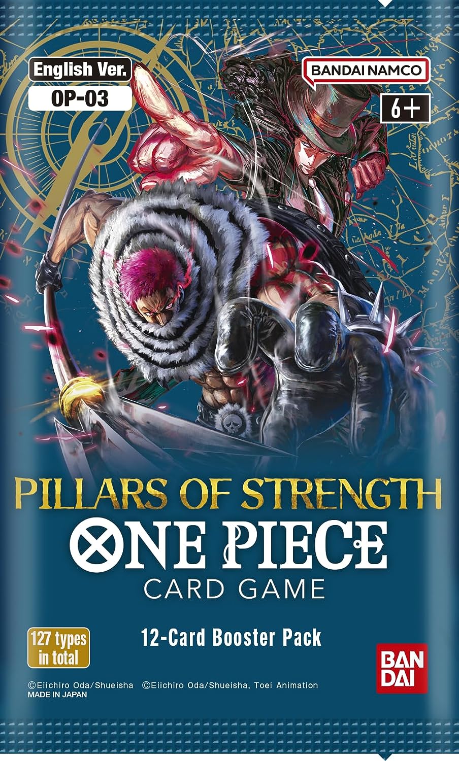 Bandai | One Piece Card Game: Pillars of Strength (OP-03) - Booster Display | Trading Card Game | Ages 6+ | 2 Players | 20-30 Minutes Playing Time