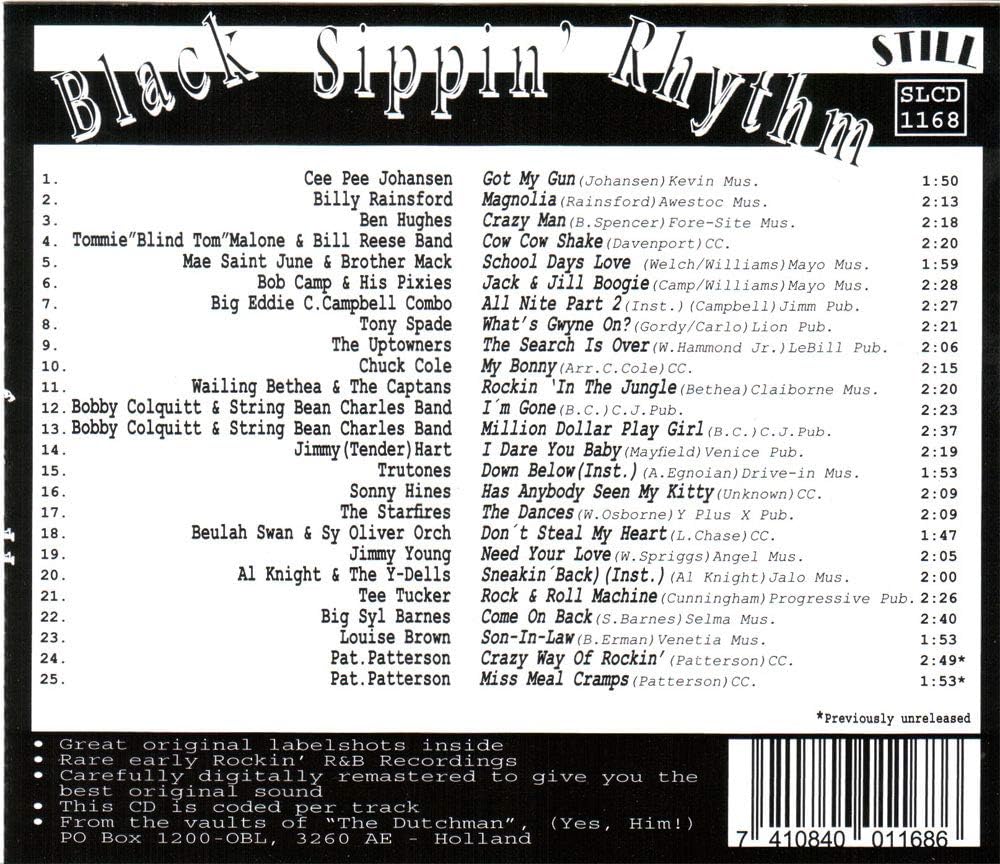 Various - Black Sippin' Rhythm