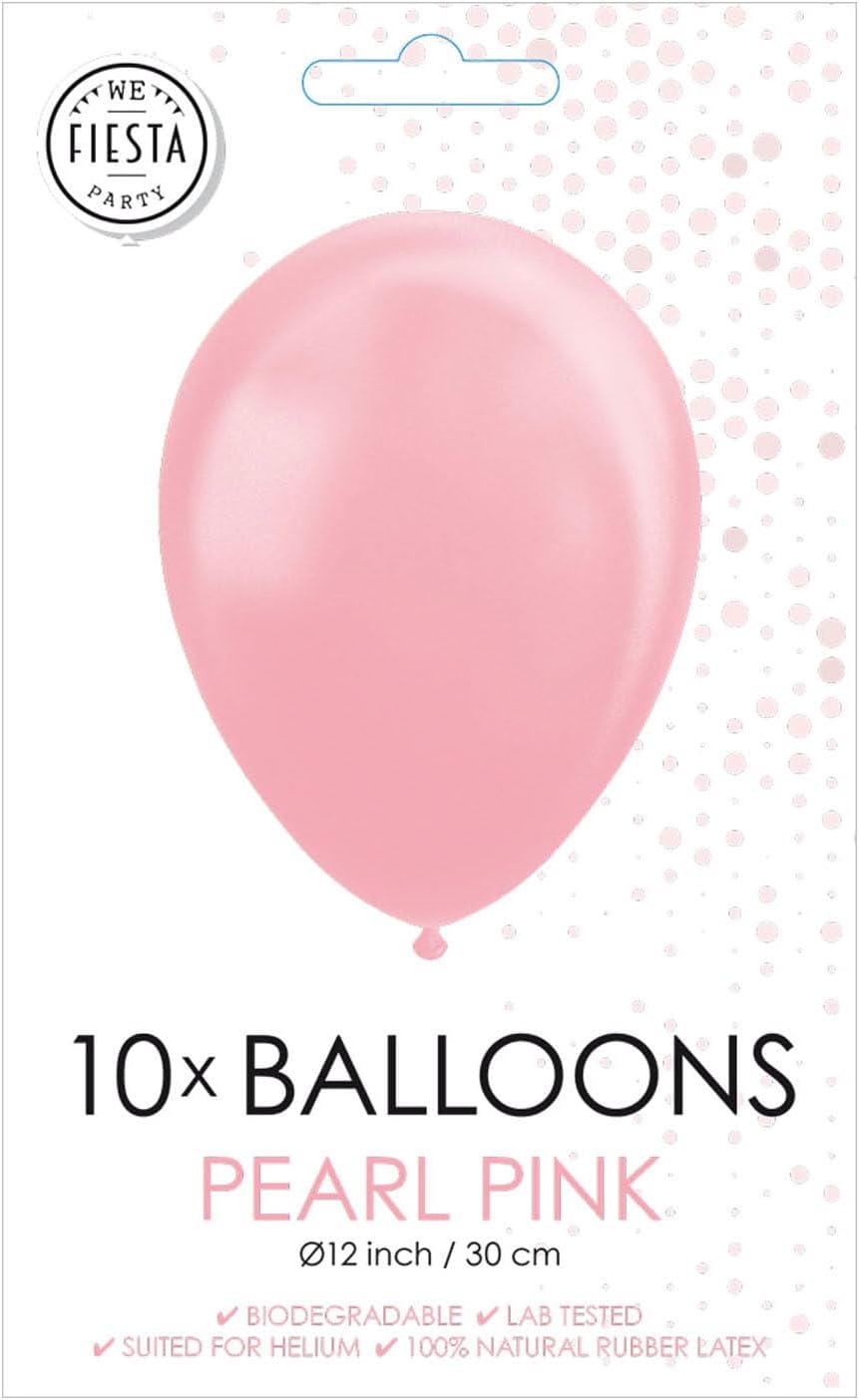 Wefiesta Balloons 30 cm Latex Pink Pack of 10
