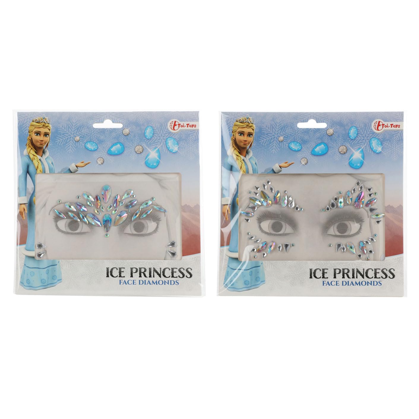 ICE PRINCESS Face Diamonds 'Princess' 2-Ass poppen en accessoires, meerkleurig (35630Z