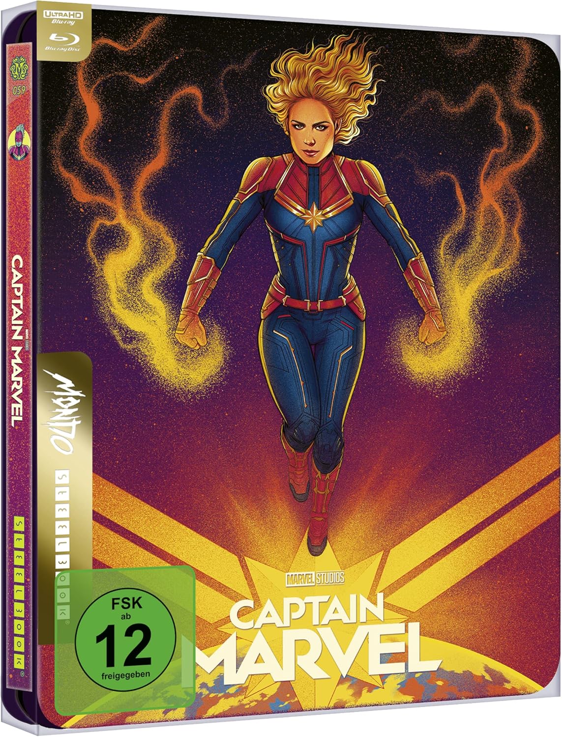 Captain Marvel - Mondo Steelbook Edition (4K Ultra HD + Blu-ray) (German Import)