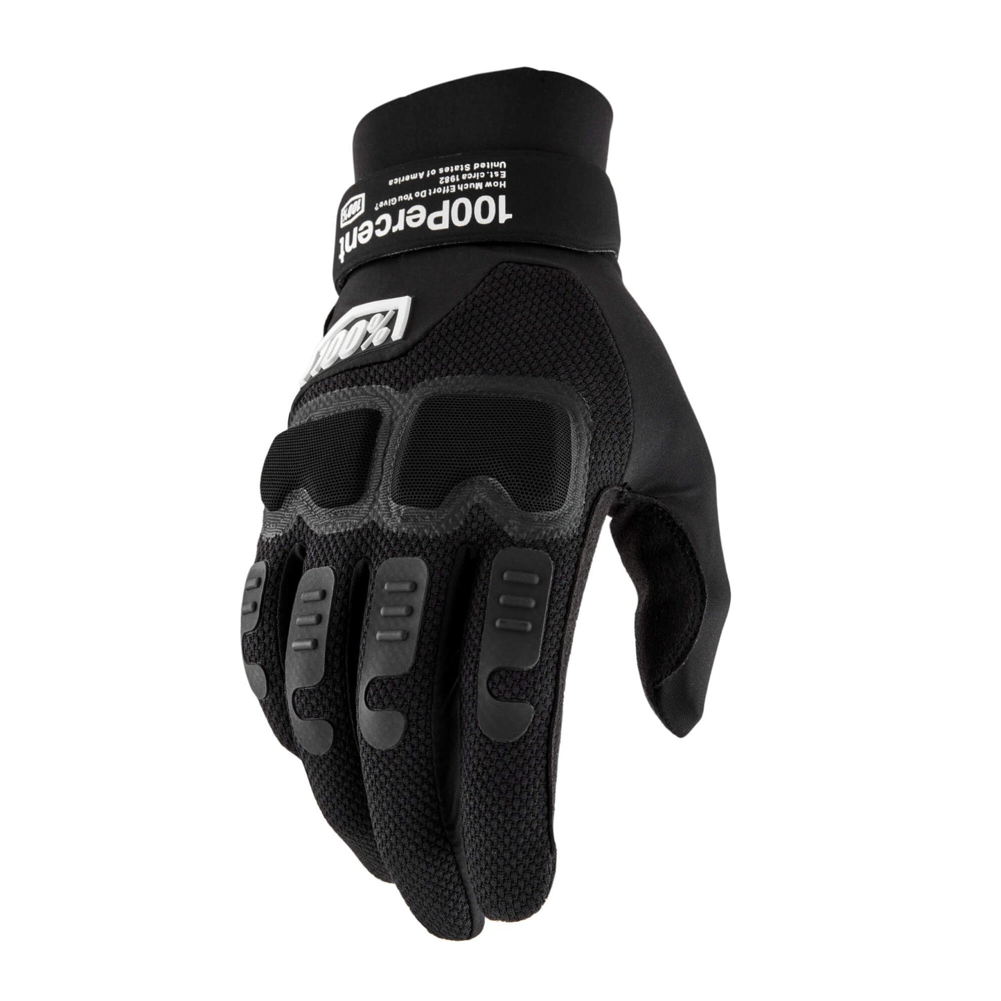 100% 100 Prozent Langdale Glv Blk-Lg (10029-00003)