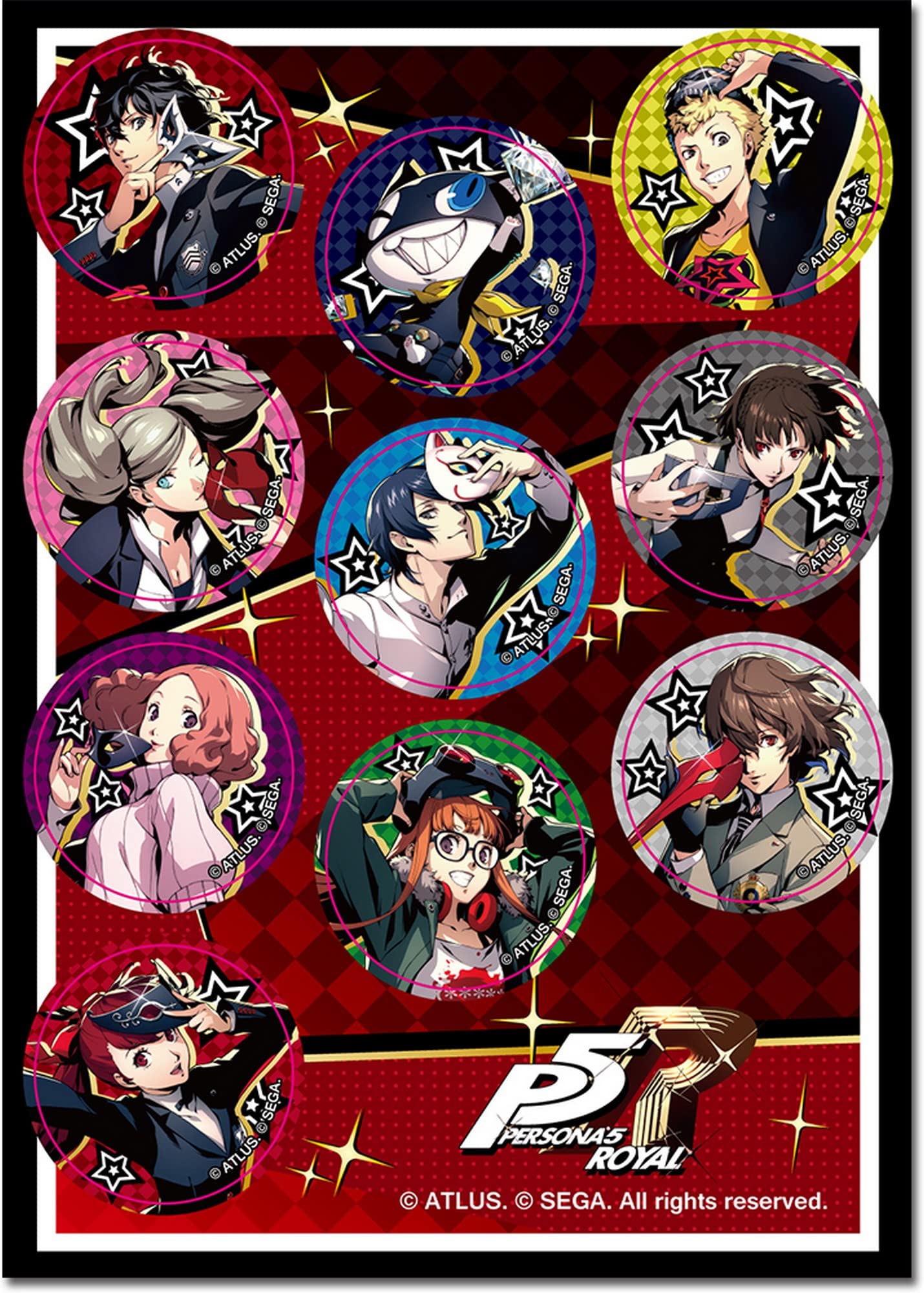 Persona 5 Royal – Gruppe #1 gestanztes Aufkleber-Set