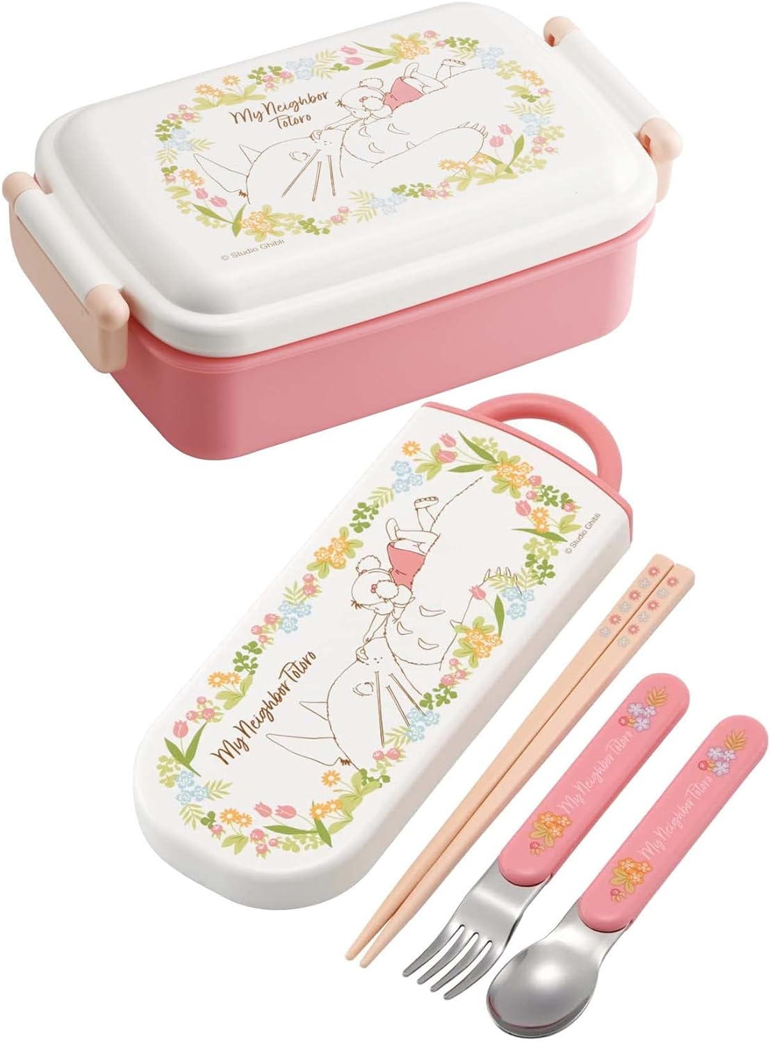 Skater RBF3ANAG-A My Neighbor Totoro Lunch Box, 15.2 fl oz (450 ml), With Mei, Antibacterial, For Kids, Made in Japan