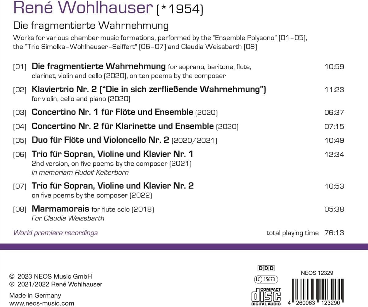 René Wohlhauser: Die Fragmentierte Wahrnehmung
