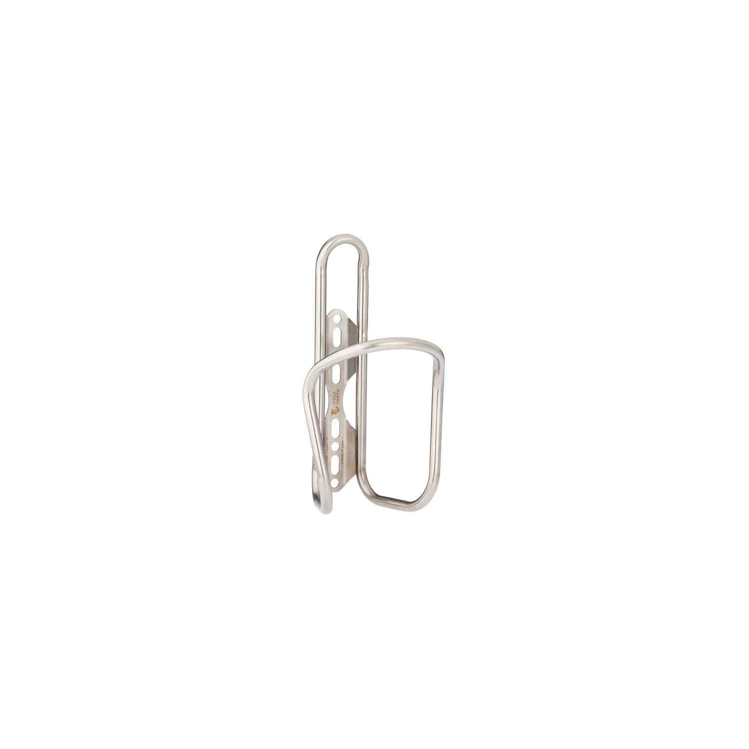 Wolf Tooth Titanium Morse Bottle Cage Titanium One Size