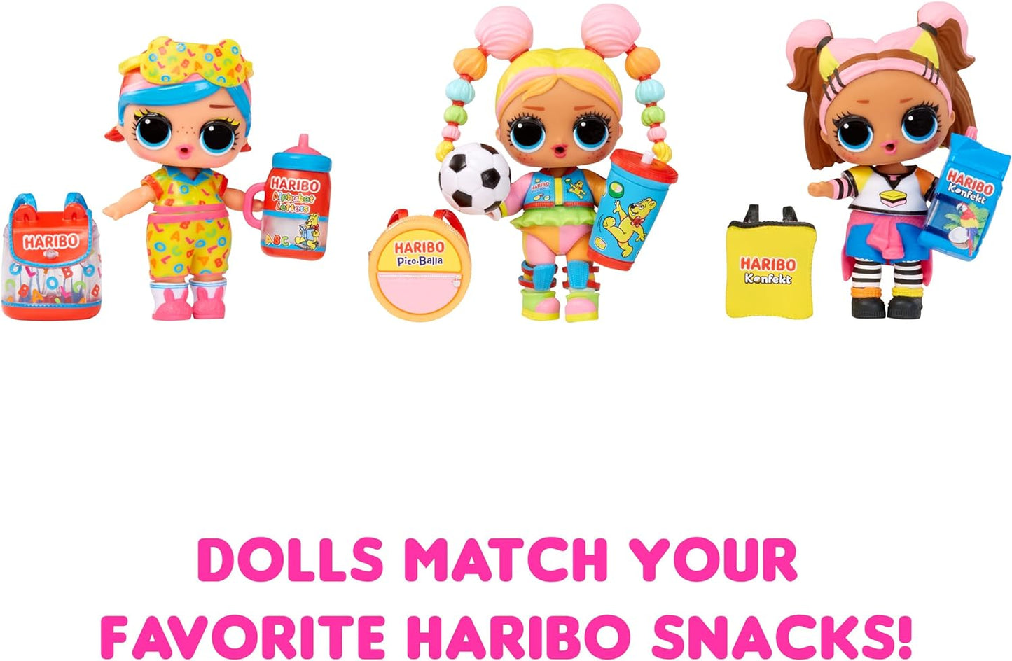 LOL Surprise - Loves Mini Sweets Series X Haribo - Includes 1 Candy-Themed Doll and Fun Accessories - Collectable Dolls Suitable for Kids Ages 4+