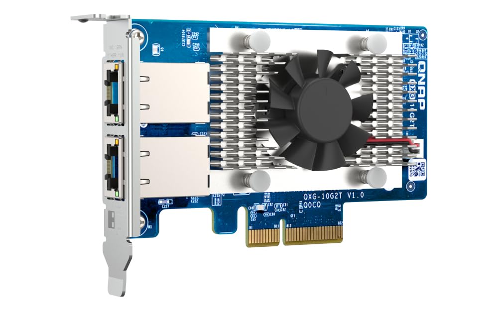 QNAP QXG-10G2T carte réseau Interne Ethernet 10000 Mbit/s