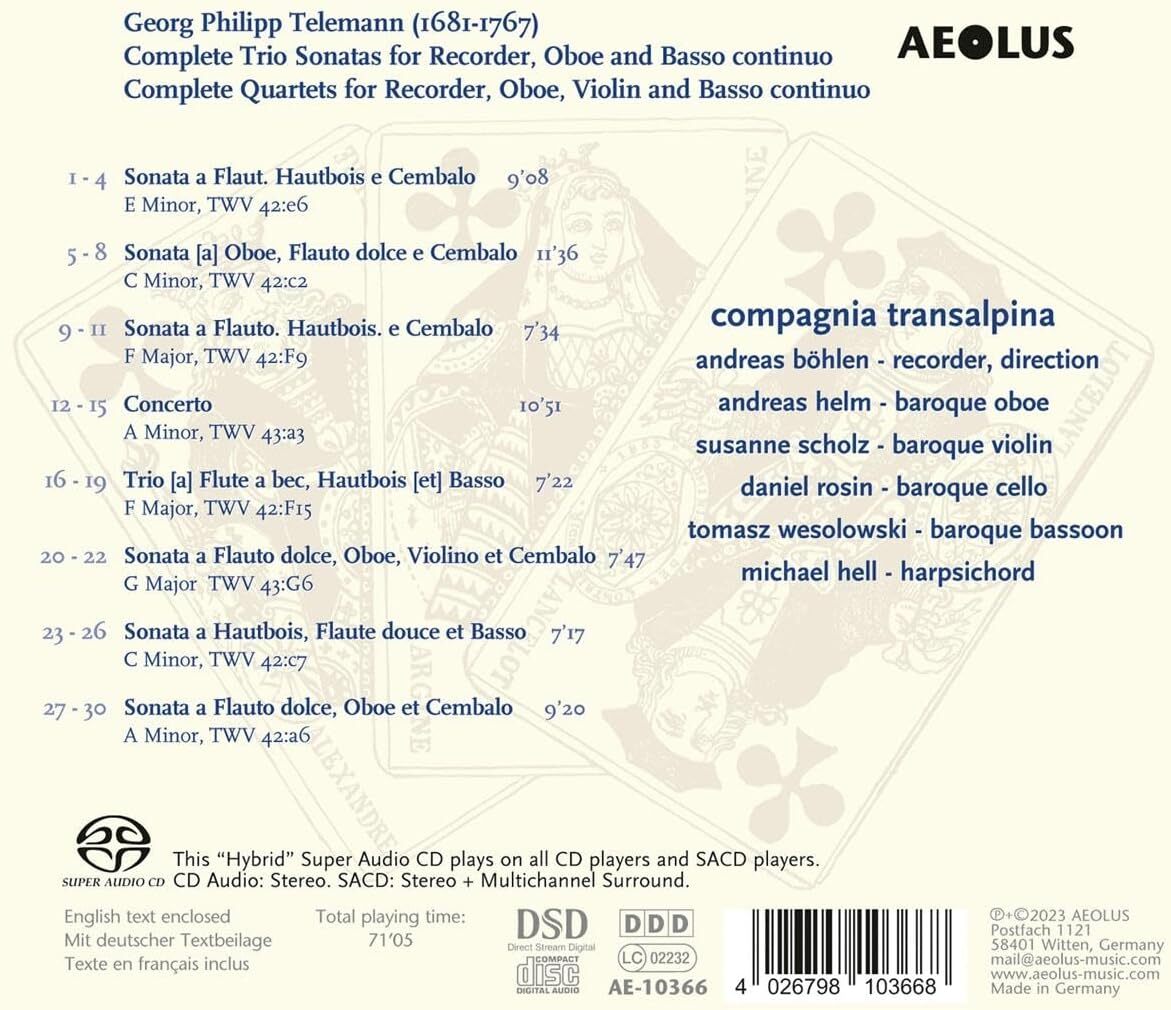 Telemann: Trio Sonatas & Quartets