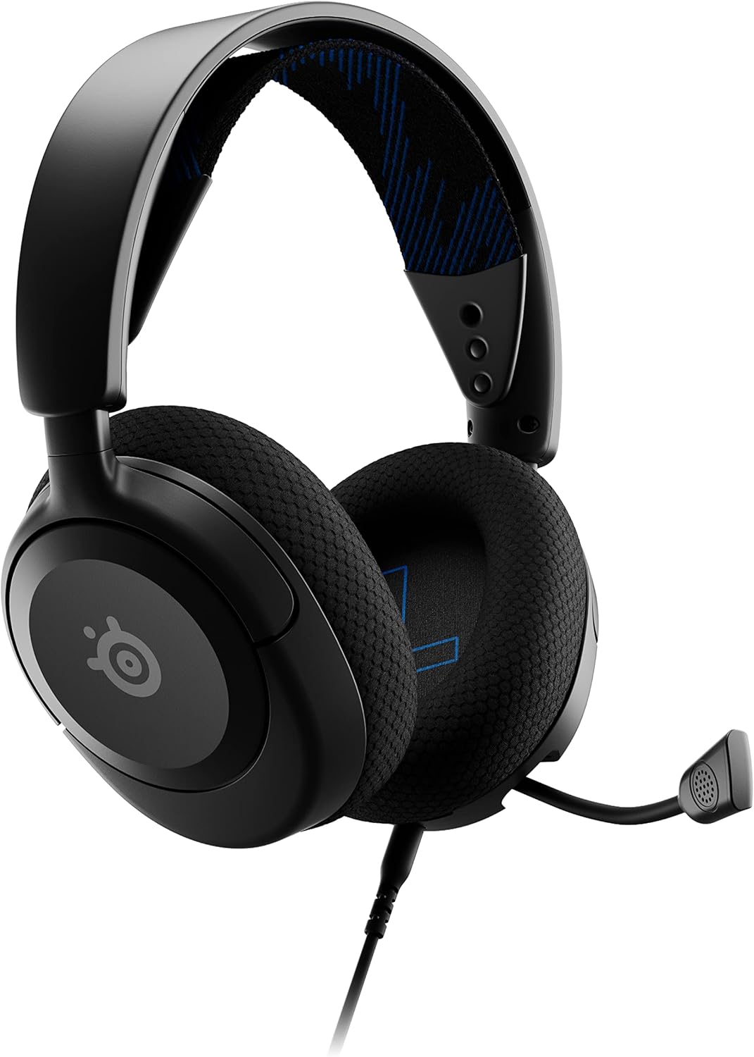 SteelSeries Arctis Nova 1P - Cuffie da gaming multisistema - Driver Hi-Fi - Audio spaziale a 360° - Cuscinetti auricolari in memory foam - Ultra leggere - PS5, PS4, PC, Switch, Xbox - Nero