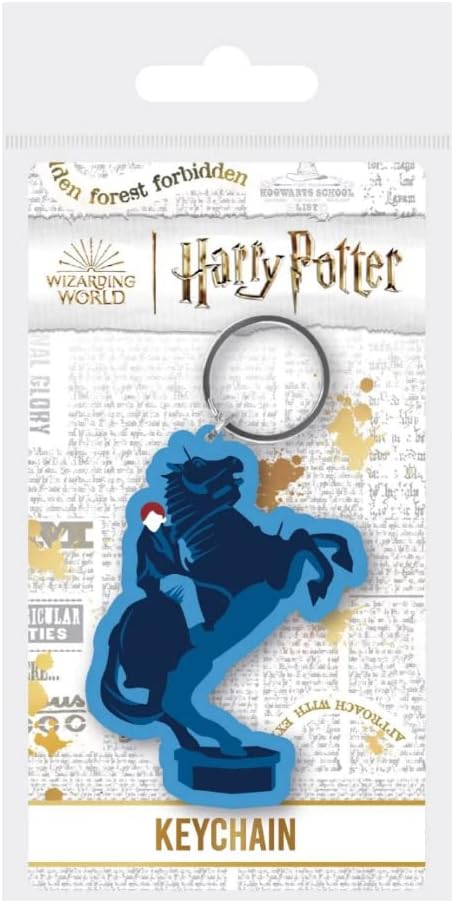 Pyramid International Harry Potter Rubber Keyring, Zip Pull or Backpack Charm (Chess Knight Ron Design) - Official Merchandise