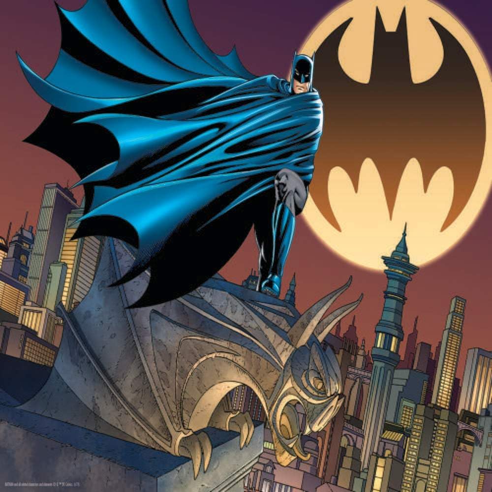 Grandi Giochi PUD00000 DC Comics Batman with Batsegnale Horizontal lenticular puzzle, with 500 pieces included and 3D effect pack-PUD01000