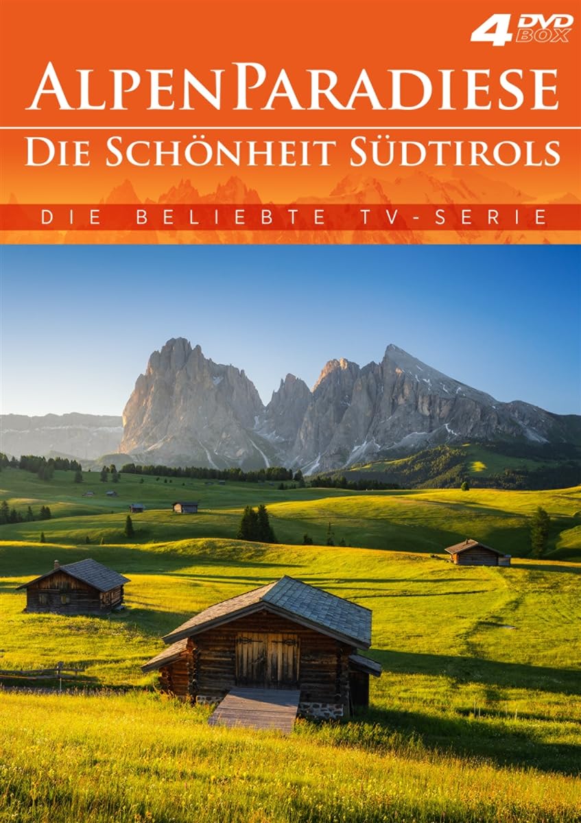 Alpenparadiese: Die Schönheit Südtirols (4 DVDs: Zauber der Dolomiten, Die schönsten Gipfel Südtirols, Vom Passeiertals ins Schnalstal, Durch den Vinschgau nach Meran