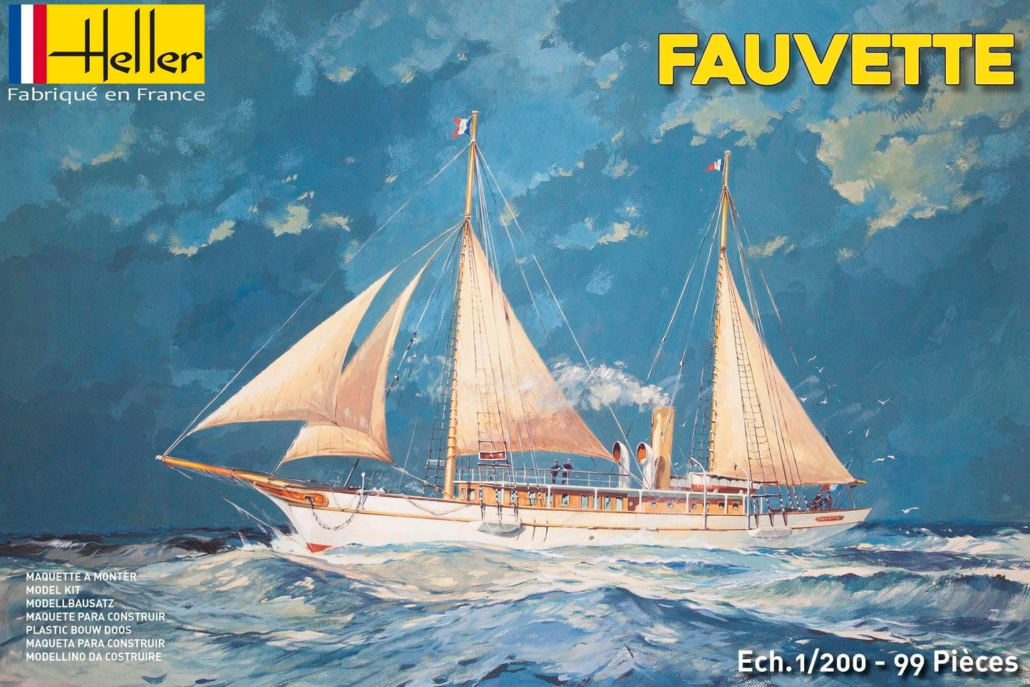Heller 1: 200 - Fauvette Sailing Ship