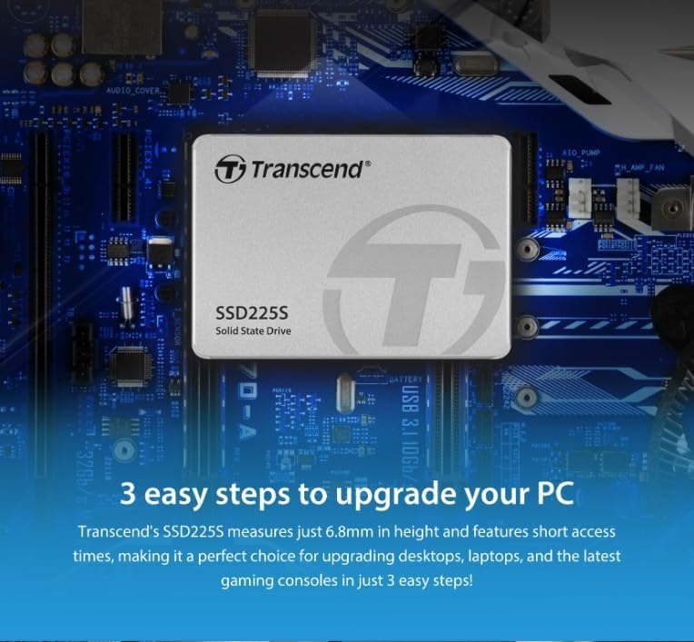 Transcend Japan TS500GSSD225S Transcend SSD, 500 GB, Internal 2.5 Inch, SATA3, 0.3 inches (7 mm), Genuine Japanese Product