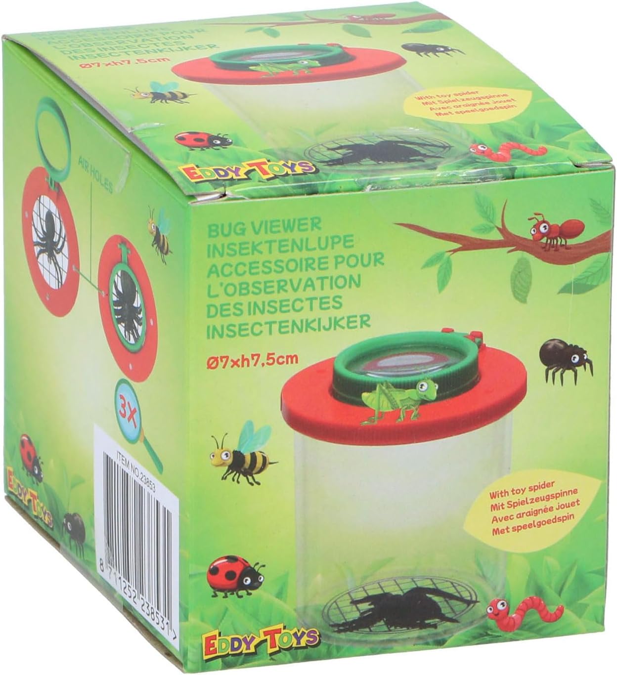 divers - Insectendoos met Speelgoedspin