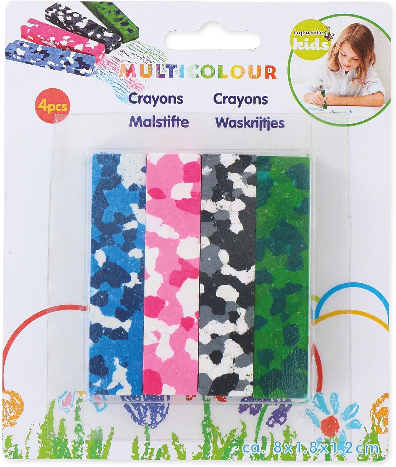 Topwrite - Bloques de cera (4 unidades, 8 x 1,8 x 1,2 cm