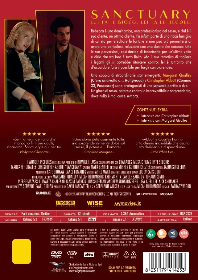 Sanctuary - Lui Fa Il Gioco. Lei Fa Le Regole. - Dvd
