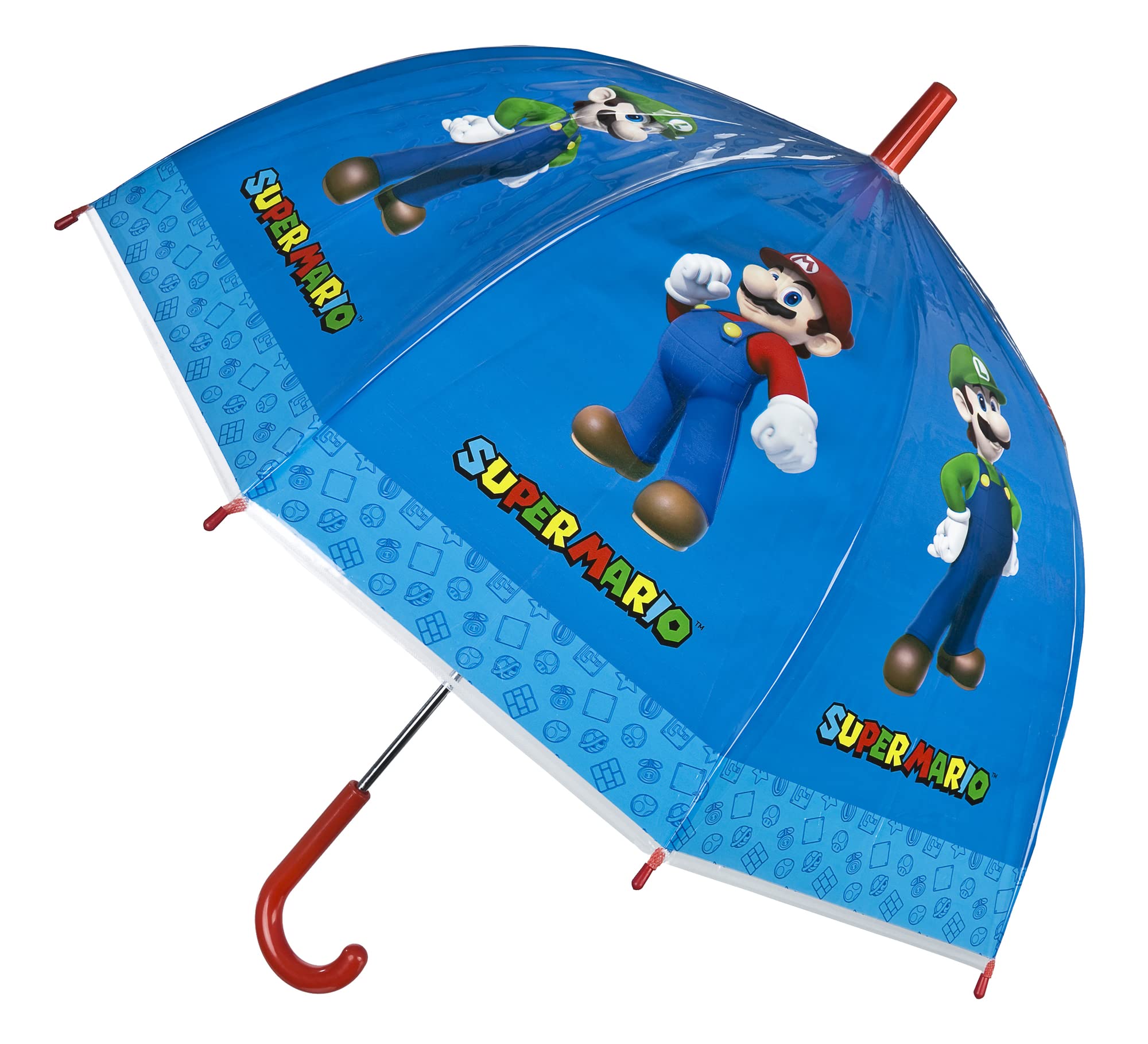 Undercover 66000000030 - Super Mario Umbrella - Super Mario Umbrella from, Length 66 cm, Diameter 69 cm