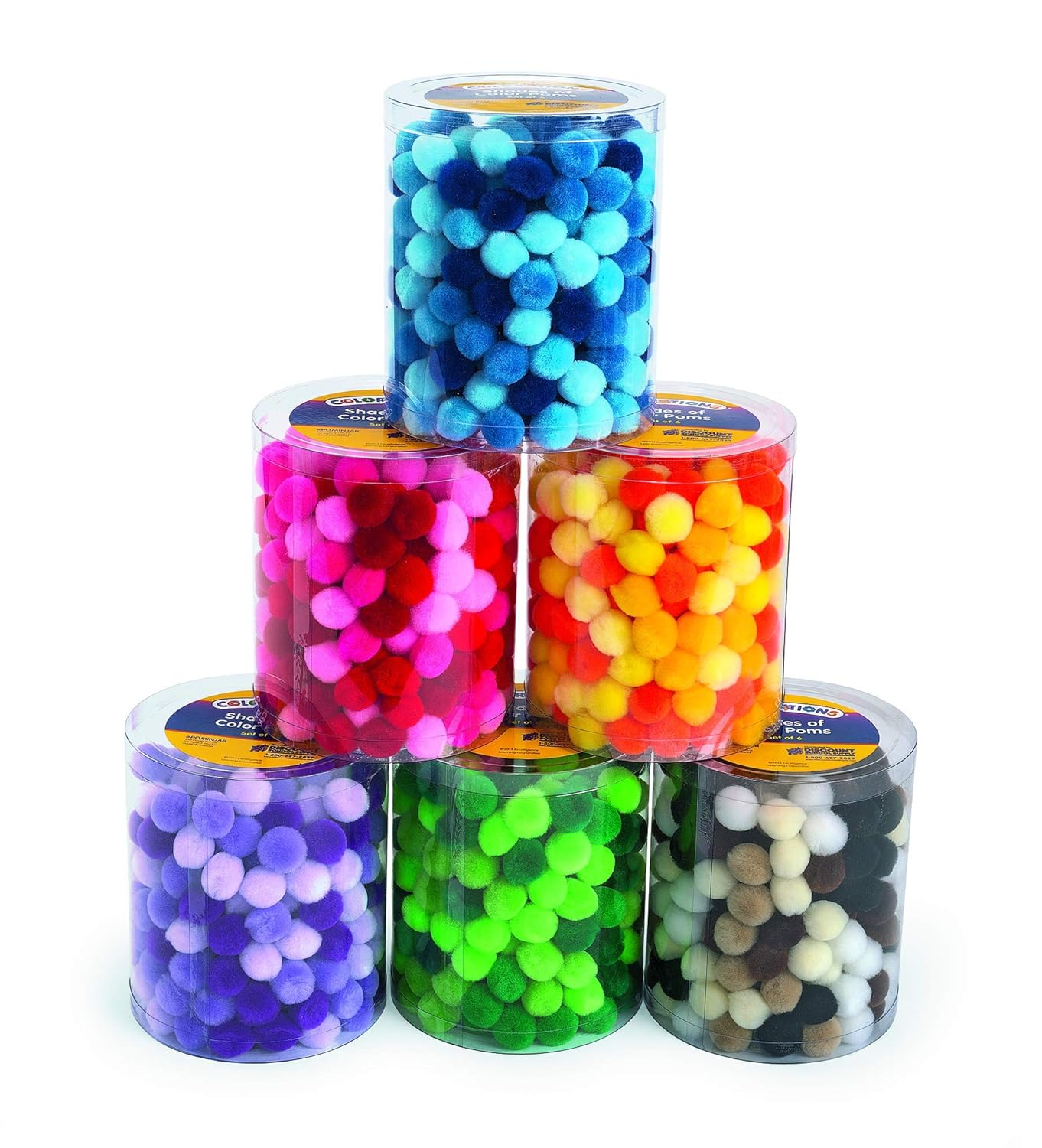 Colorations - Colorations - Pompomps 6 Kleuren 1500st.