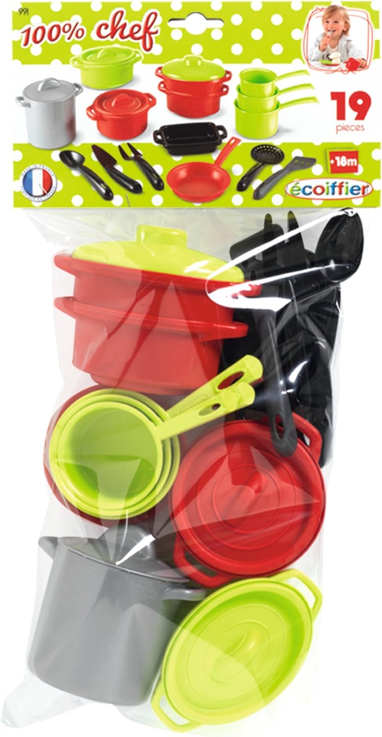 Ecoiffier 991 – Pot Set, XXL