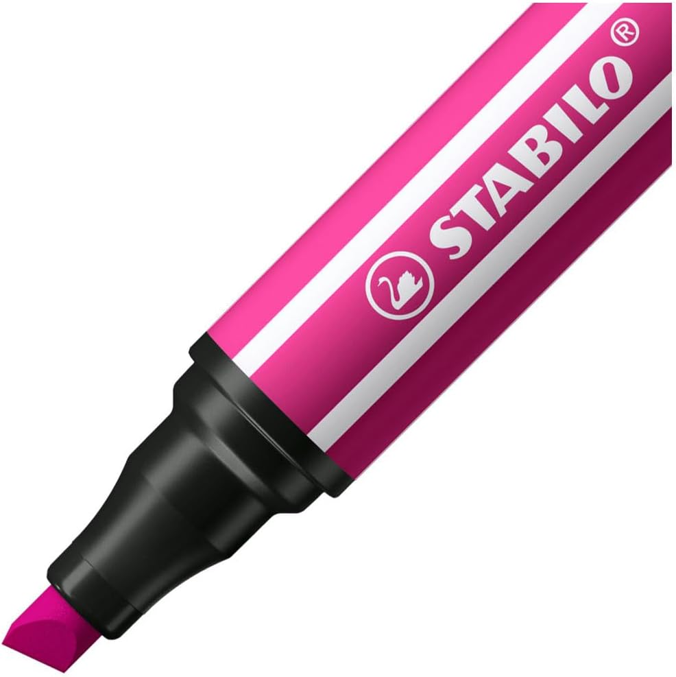Stabilo Pen 68 Max Filz -Tip -Stift mit dickem Meißelpunkt rosa