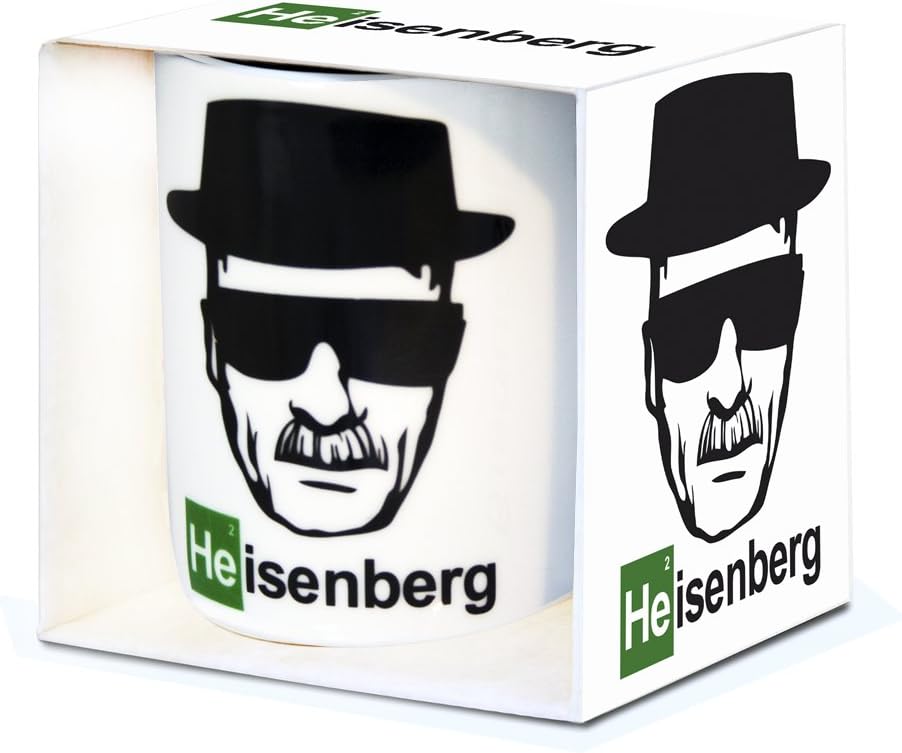 Logoshirt® Breaking Bad I Heisenberg I Face I Porcelain Mug - Coffee Mug I approx. 300 ml I multi-coloured I Licensed Original Design