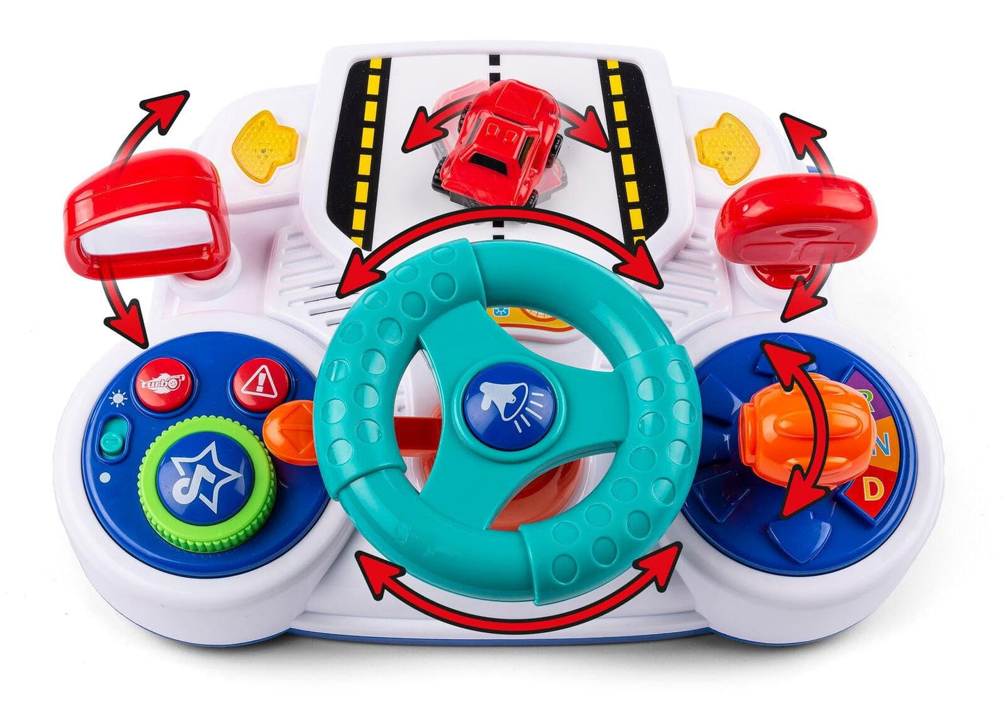 B Beez - Car Wheel w. sound & light (55119