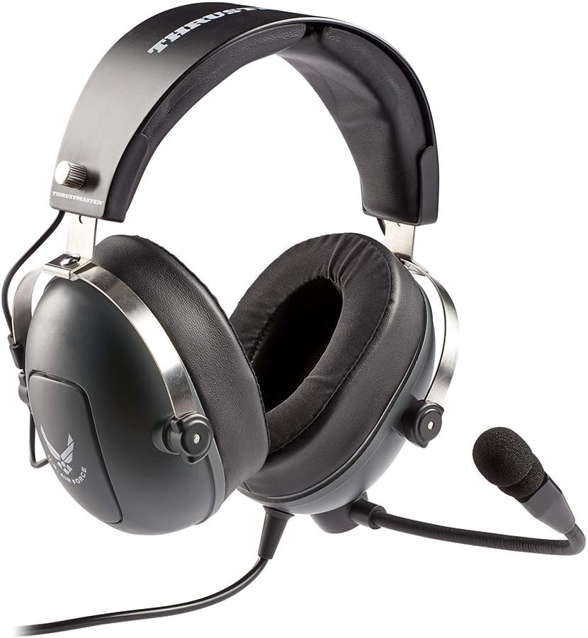 Thrustmaster T.Flight U.S. Air Force Edition DTS Gaming Headset for Flight Simulation - Windows/Playstation/Xbox/Nintendo Switch/Mac T.Flight US Air Force - DTS