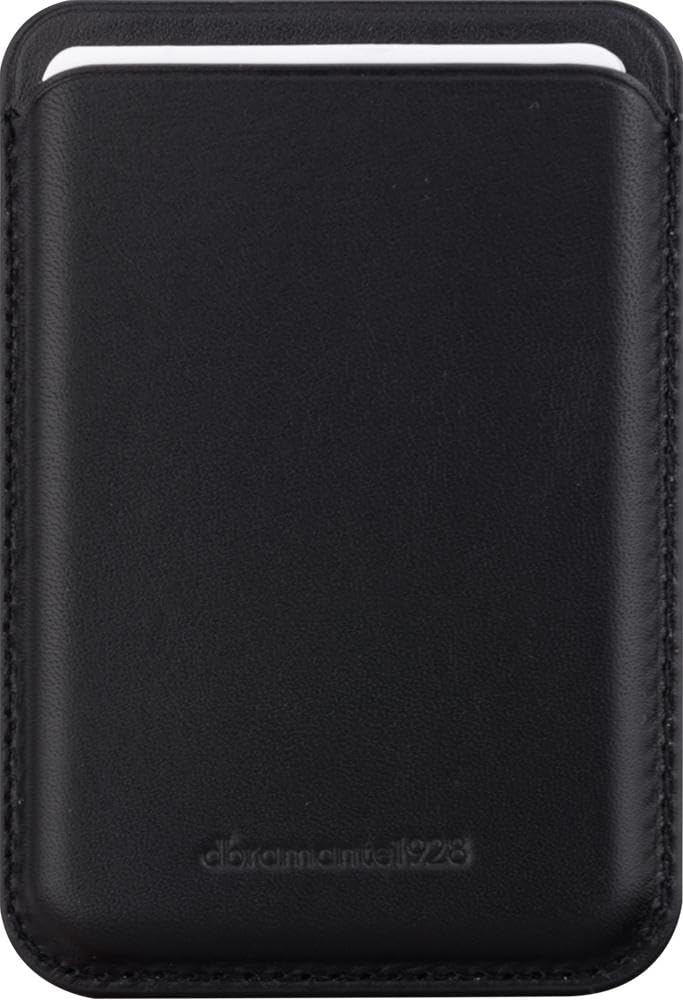 DBRAMANTE1928 Porta Carta magnetica Roskilde MagSafe - Nero, grigio