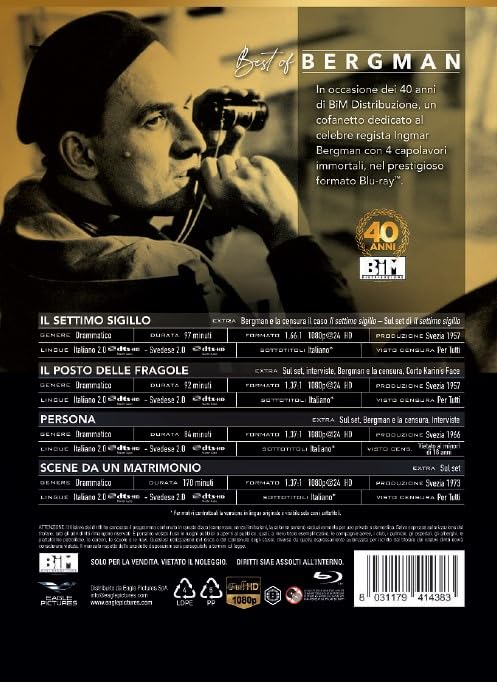 Best Of Bergman (4 Blu-Ray) - (Italian Import)