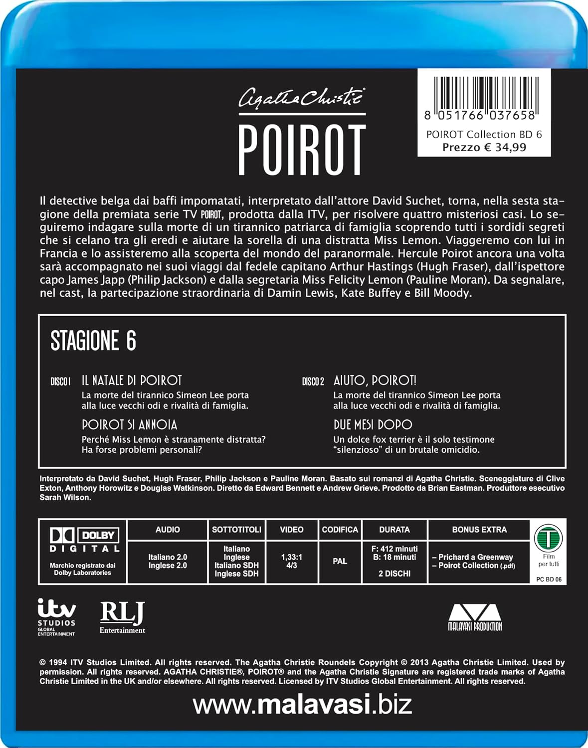 Poirot Collection - Stagione 06 (2 Blu-Ray