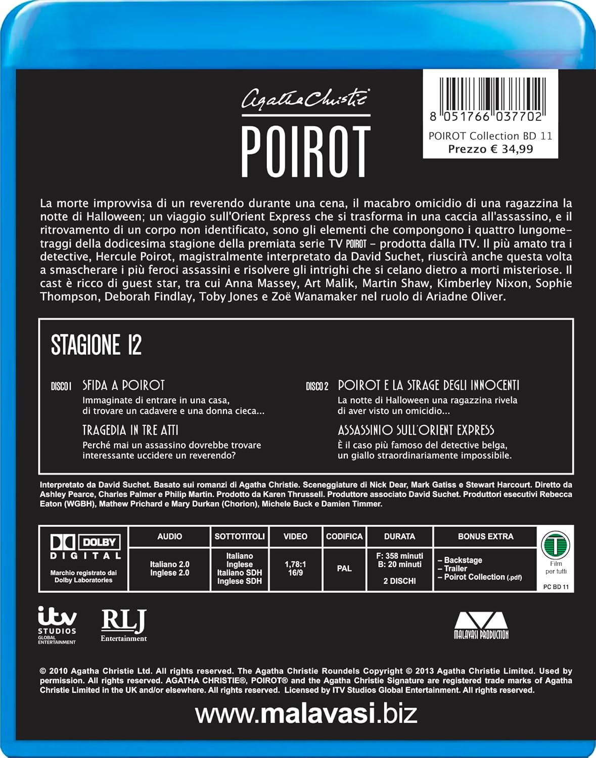 Poirot Collection - Stagione 12 (2 Blu-Ray