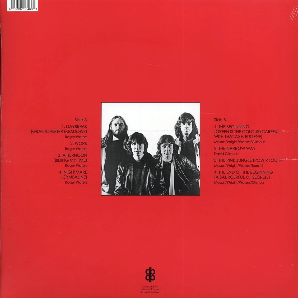 Pink Floyd - Live At Concertgebouw, Amsterdam, Netherlands, September 17, 1969 - Vinyl LP