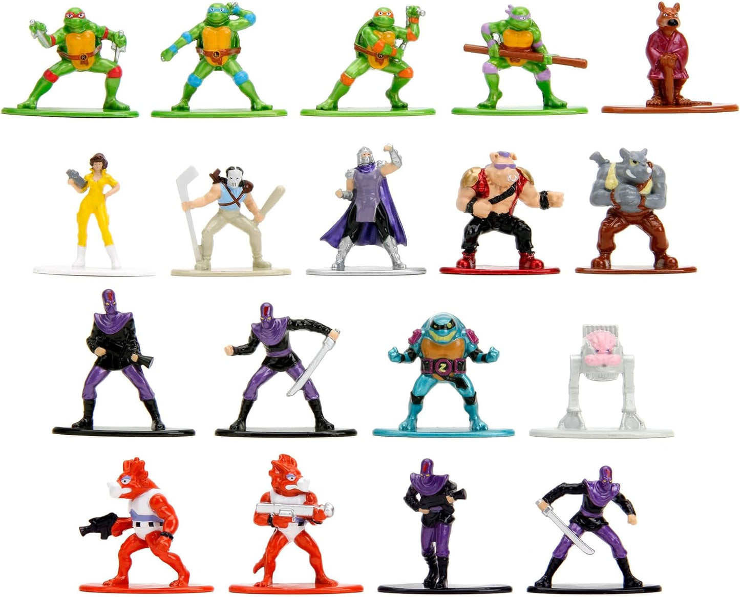 Jada Toys - Turtles Multi Pack Nanofigs, Wave 1