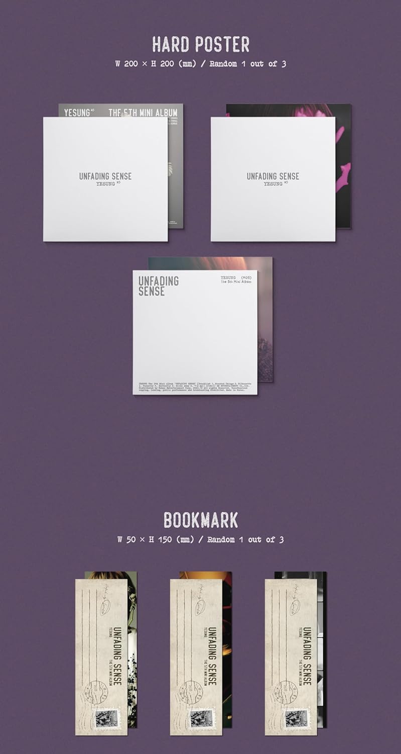 Unfading Sense - Special Version - incl. 96pg Booklet, Bookmark, Hard Mini Poster + 2 Photocards