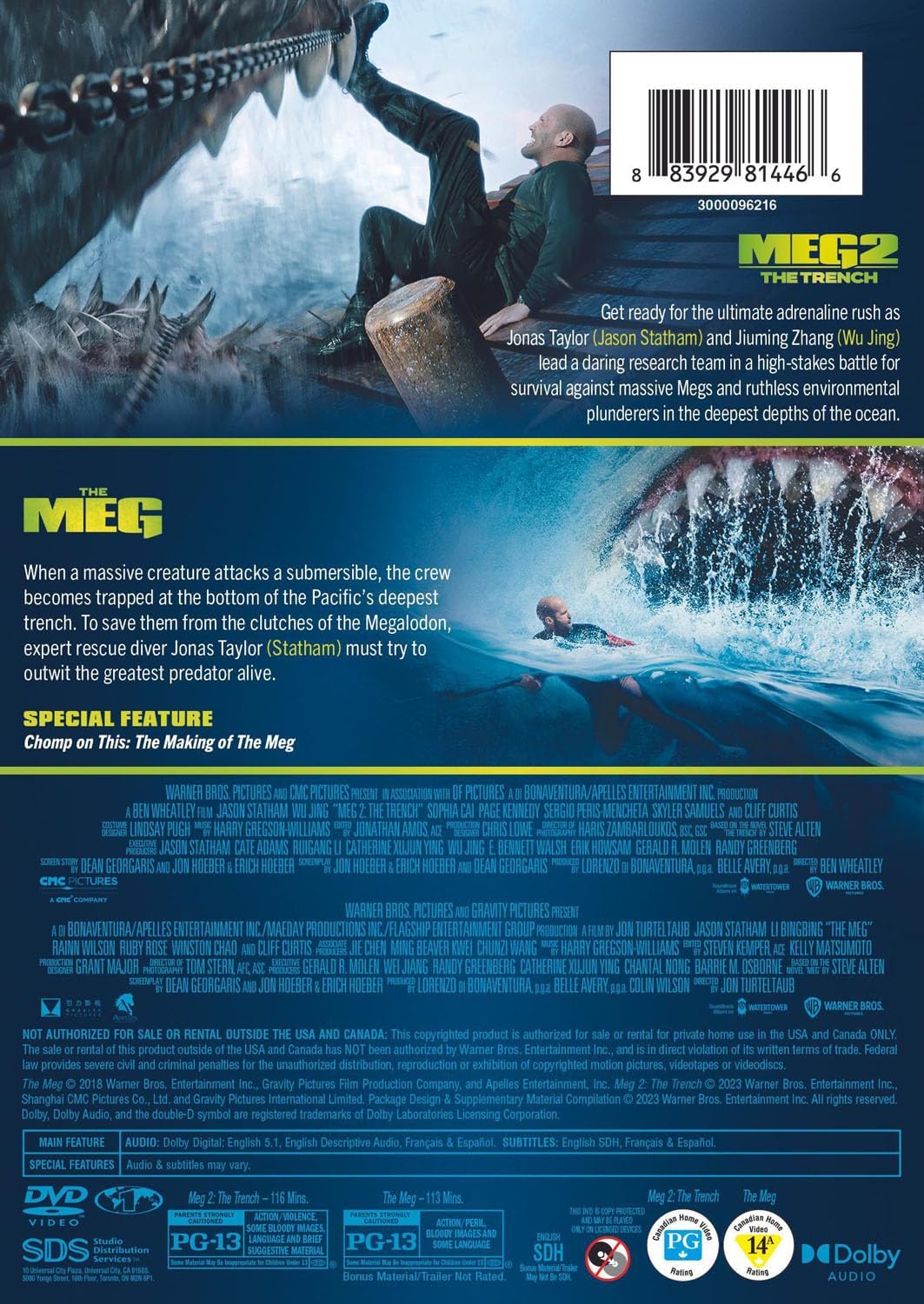 The Meg 2-Film Collection