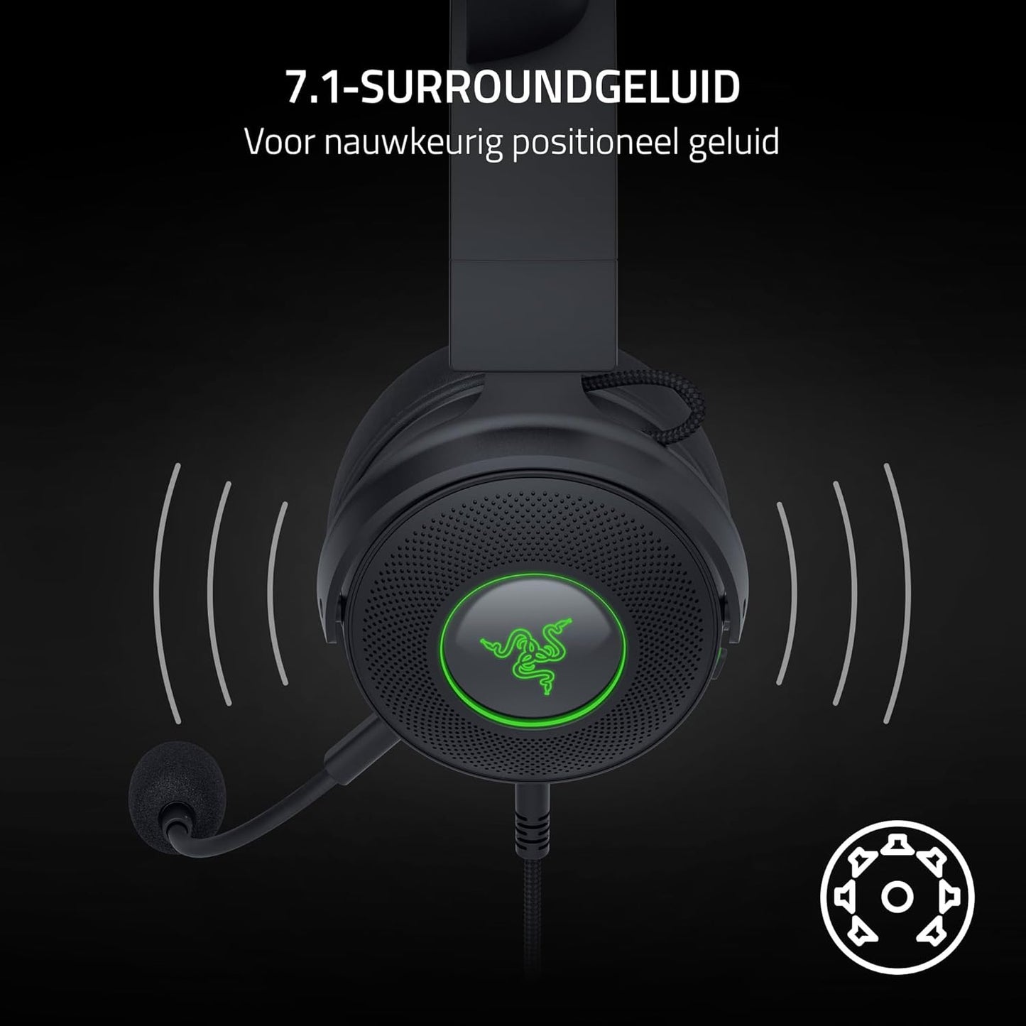 Razer Kraken Kitty Edition V2 Pro - Wired RGB Headset with Interchangeable Ears (Interchangeable Ears, Stream Reactive Lighting, TriForce Titanium 50mm Drivers, HyperClear Cardioid Mic