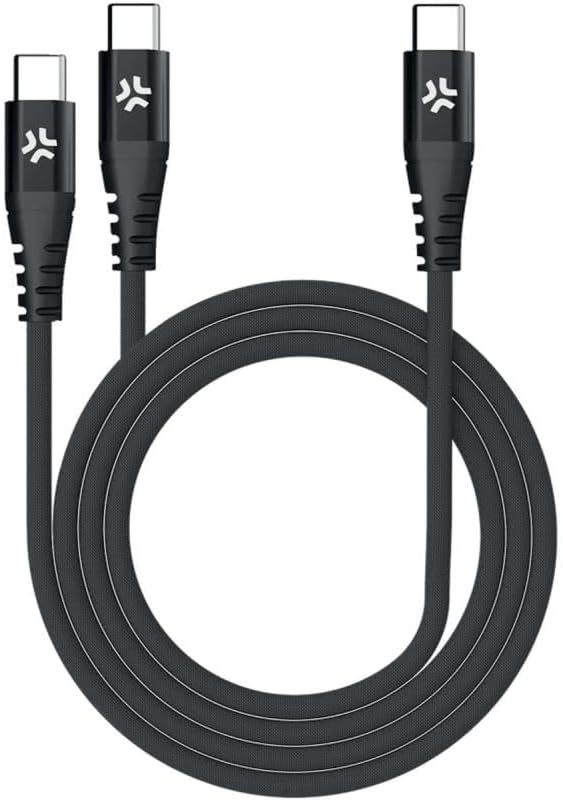 Celly USB-C TO 2 USB-C Cable BK Brand